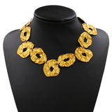 Irregular shape gold necklace – Jewelry Gift Ideas — 4