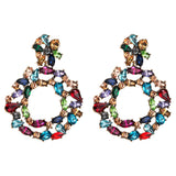 Ring-studded acrylic earrings – Unique Gift Ideas — 7