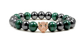 8mm Imitation Natural Stone Copper Bead Bracelet – Jewelry Gift Ideas — 2
