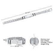 Stainless Steel Mesh Curved Plate Lettering – Jewelry Gift Ideas — 3