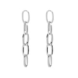 Fashion Gold and Silver Chain Shape Earrings Earrings – Stylish Gifts — 5