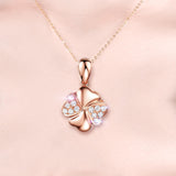 Sterling Silver Rose Gold Plated Necklace – Jewelry Gift Ideas — 4