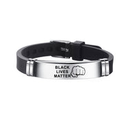 Personalized Stainless Steel Silicone Bracelet – Jewelry Gift Ideas — 1