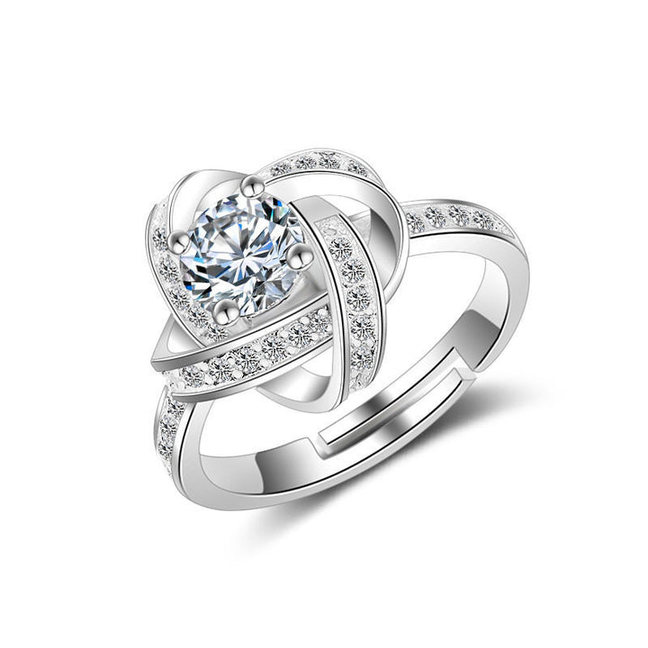 Dimond 925 Sterling Sliver Ring – Stylish Gifts — 1