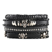 Men's Punk Woven Leather Bracelet – Jewelry Gift Ideas — 16