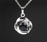 Natural Crystal Small Flower Pendant Necklace – Jewelry Gift Ideas — 7