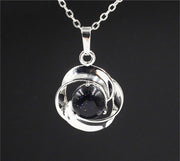 Natural Crystal Small Flower Pendant Necklace – Jewelry Gift Ideas — 7