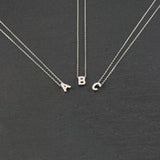Fashion Tiny Initial Necklace Gold Silver Color – Jewelry Gift Ideas — 5
