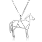 Stainless Steel Animal Horse Fashion Necklace – Jewelry Gift Ideas — 5
