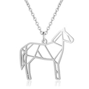 Stainless Steel Animal Horse Fashion Necklace – Jewelry Gift Ideas — 5