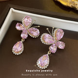 Sweet Light Luxury Rhinestone Zircon Butterfly Water – Practical Gifts — 3