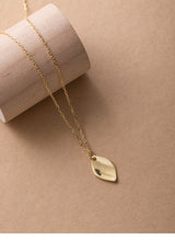 Diamond Curved Pendant Necklace – Jewelry Gift Ideas — 7