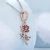 Fashion Golden Red Rose Bead – Stylish Gifts — 1