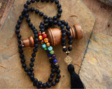 7 Colors 108 PCs Frosted Agate Reiki Charm Tassel – Jewelry Gift Ideas — 2