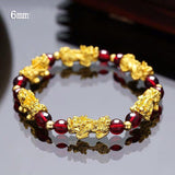 Fashion Black Gold Brave Beaded Bracelet – Stylish Gifts — 7