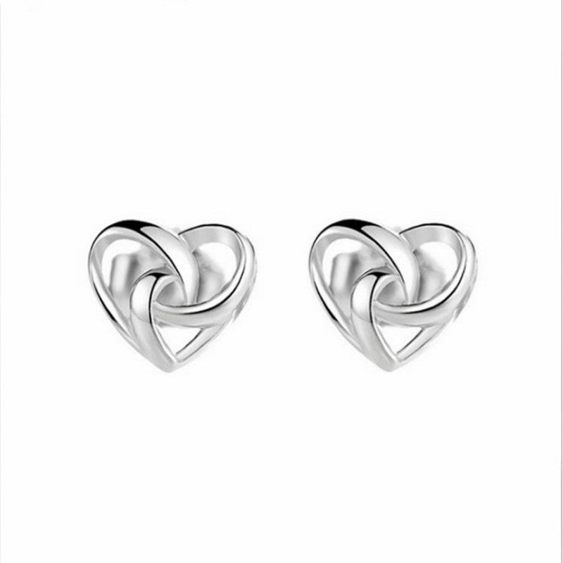 Heart Shaped Earrings With Korean Temperament – Small Gift Ideas — 1