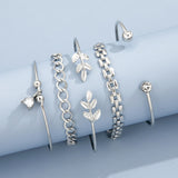 Leaf Point Diamond Beaded Love Rhinestone – Jewelry Gift Ideas — 6