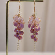 Wisteria Flower Earrings Original Temperament – Stylish Gifts — 4