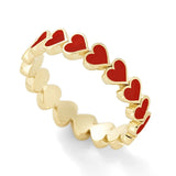 Bracelet Alloy Drop Oil Love Heart Ring – Jewelry Gift Ideas — 8