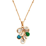 Water Drop Birthstone Gemstone Necklace Three – Jewelry Gift Ideas — 5