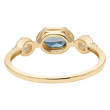 Japanese Luxury Ring Natural London Blue Topaz – Practical Gifts — 4