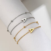 Cut Titanium Steel Double-layer Chain 26 Letters – Jewelry Gift Ideas — 1