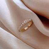 Woven Twist Net Celebrity Ring Women – Gifts for Her — 13