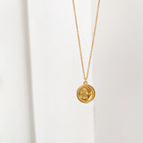 French Vintage Embossed Sun And Moon Short – Jewelry Gift Ideas — 6
