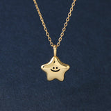 S925 Sterling Silver Lucky Expression Little Star – Jewelry Gift Ideas — 1