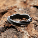 Fashion Simple Retro Twisted Men's Ring Unique Couple – Stylish Gifts — 5