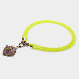 Vintage Natural Agate Chartreuse Beaded Necklace – Jewelry Gift Ideas — 4