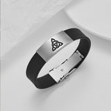 Stainless Steel Irish Celtic Knot Silicone – Jewelry Gift Ideas — 8