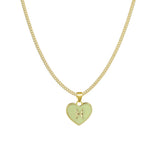 Fashion Color Zodiac Peach Heart Alloy Necklace – Jewelry Gift Ideas — 5