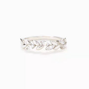 Simple And Beautiful S925 Silver Fashion Leaf Zircon – Stylish Gifts — 2