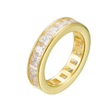 Simple Personalized All-match Square Zircon Ring – Useful Gifts — 4