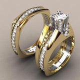 Gold Color Separation Diamond Ring – Everyday Gifts — 2