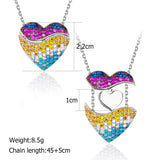 Angel Wings Heart Pendant Necklace Women – Jewelry Gift Ideas — 4