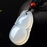 High Ice Chalcedony Guanyin Peace Buckle Agate – Jewelry Gift Ideas — 1