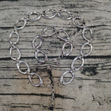Women's Silver-plated Oval Chain Necklace – Jewelry Gift Ideas — 5