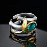 Women's Emerald Elegant Alloy Ring – Gifts for Her — 4