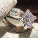Fashion Temperament Couple Zircon Ring – Stylish Gifts — 7