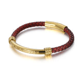 Simple Leather Rope Braided Fashion Men's Bracelet – Stylish Gifts — 9