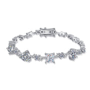 Women's Fashion Sterling Silver Moissanite Shaped – Stylish Gifts — 10