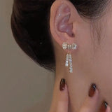 INS Butterfly Earrings With Rhinestones Fashion – Stylish Gifts — 7