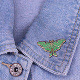 Silkworm Moth Enamel Brooch Fashion Jewelry – Stylish Gifts — 3