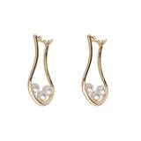 Silver Plated Freshwater Pearl Earrings – Thoughtful Gifts — 5
