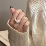 S925 Sterling Silver Korean Style Niche Design Ring – Stylish Gifts — 4