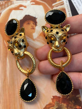 Heavy Industry Retro Embossed Matte Gold Ear Clip – Holiday Gift Ideas — 6