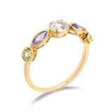 Sky Blue Topa Geometric Ring – Everyday Gifts — 3