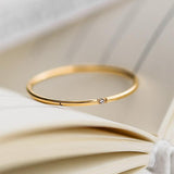 Non-fading Diamond In The Debris Japanese Ring Simple – Surprise Gifts — 8
